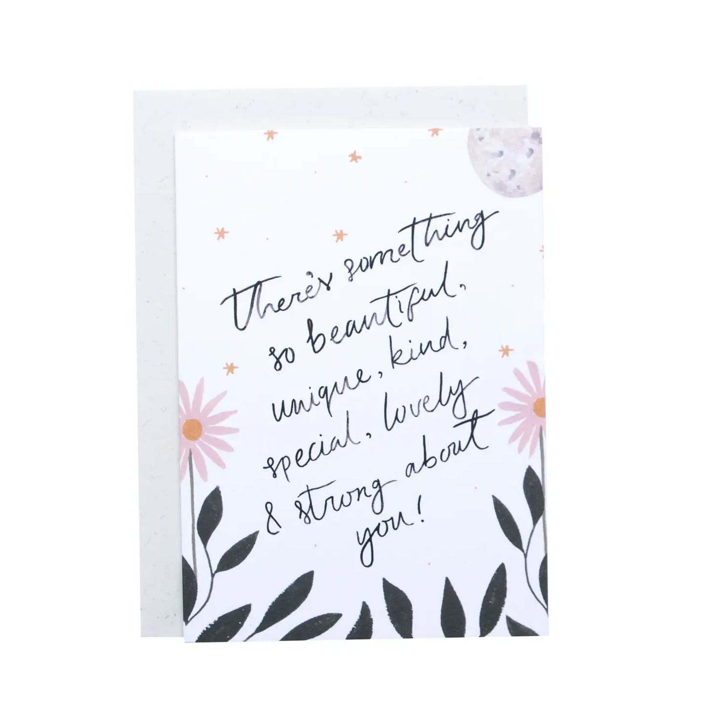 There's Something Greeting Card