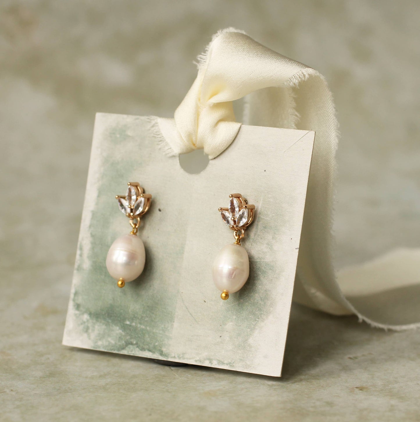 Art Deco Freshwater Pearl Earrings