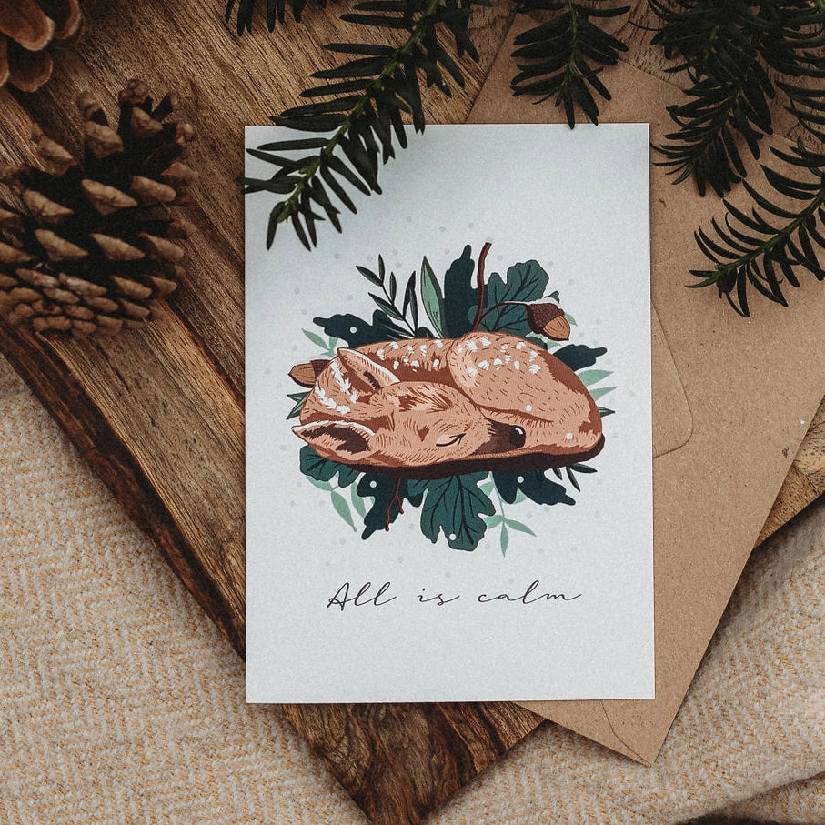 All Is Calm Pack of 5 Cards