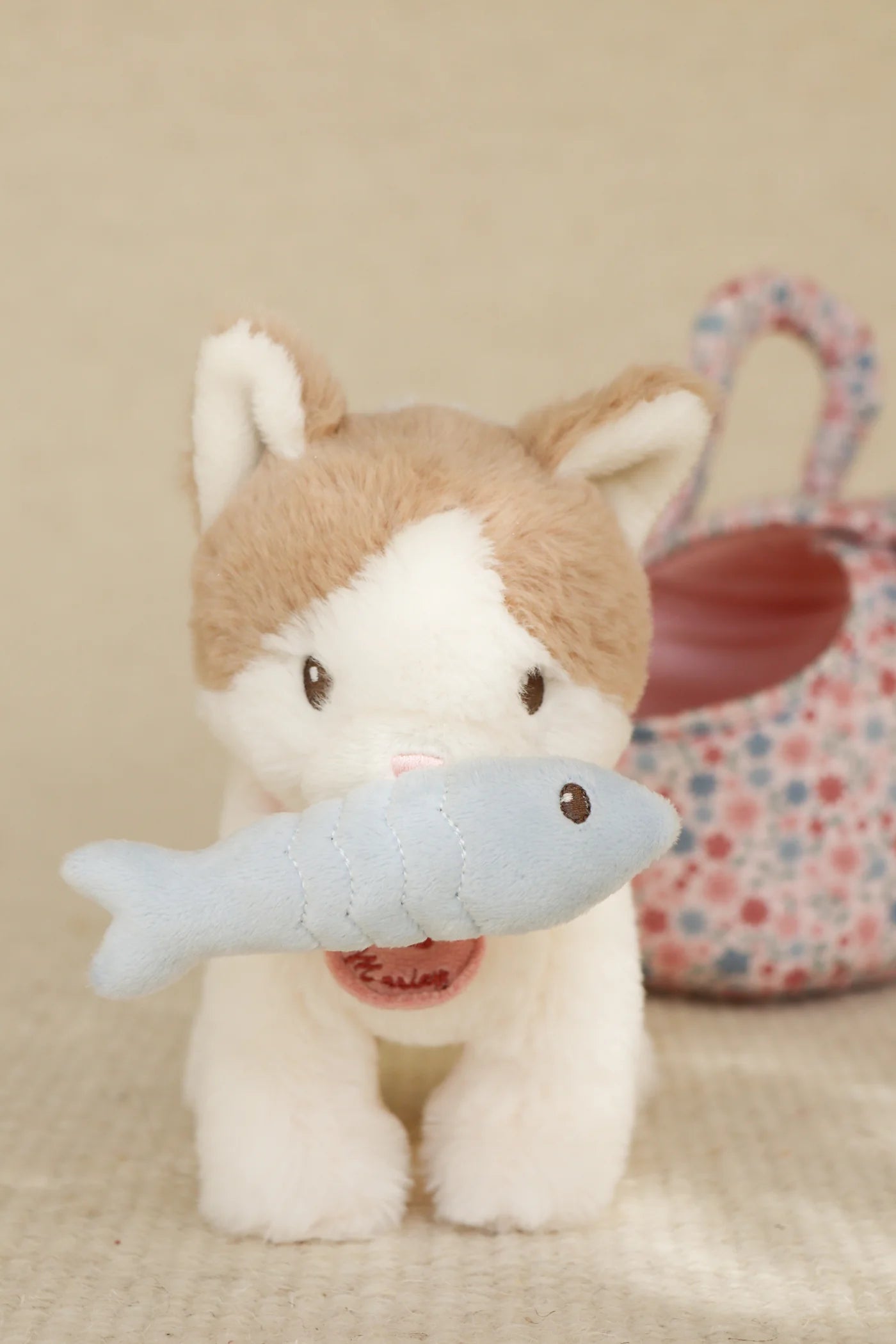 Plush Cat Marley in Bag