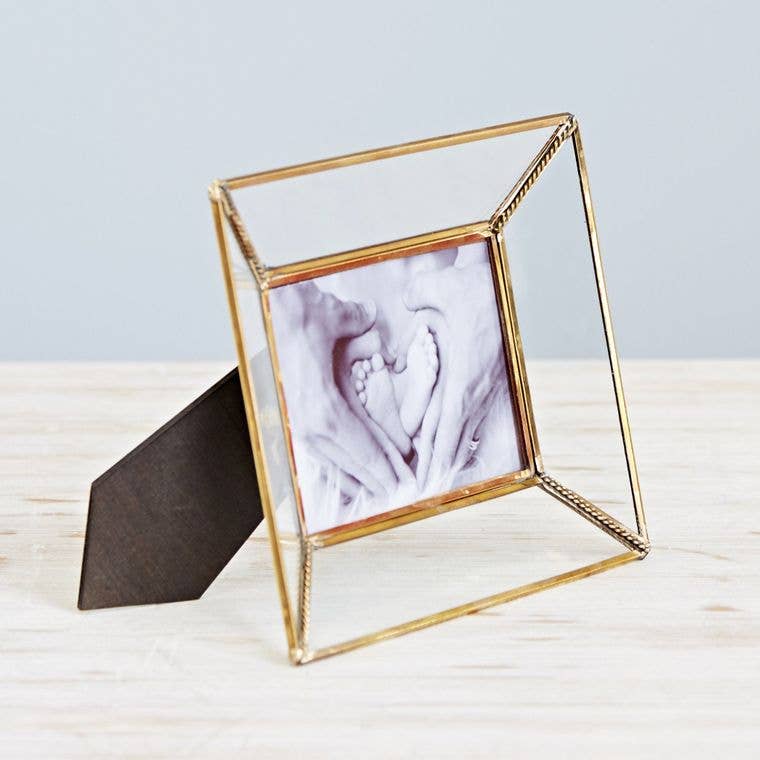 6x 4 Recycled Glass Frame with Stand
