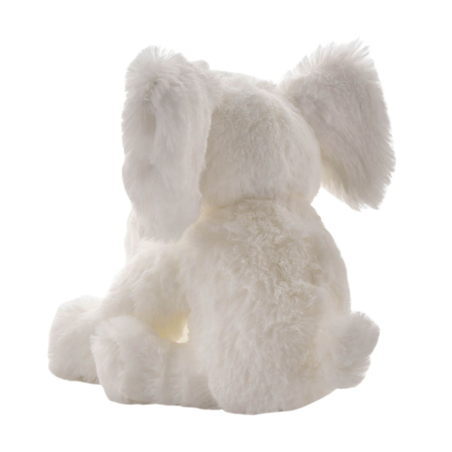 Medium White Plush Elephant