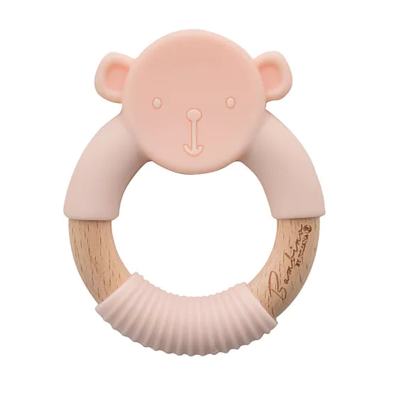 Pink Teddy Teether