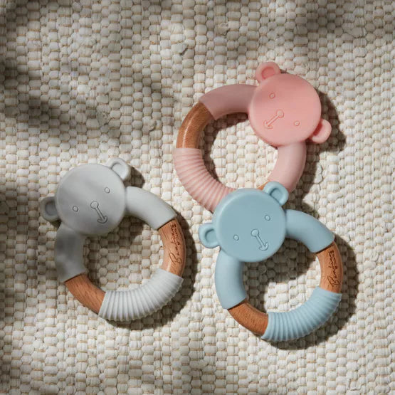 Pink Teddy Teether