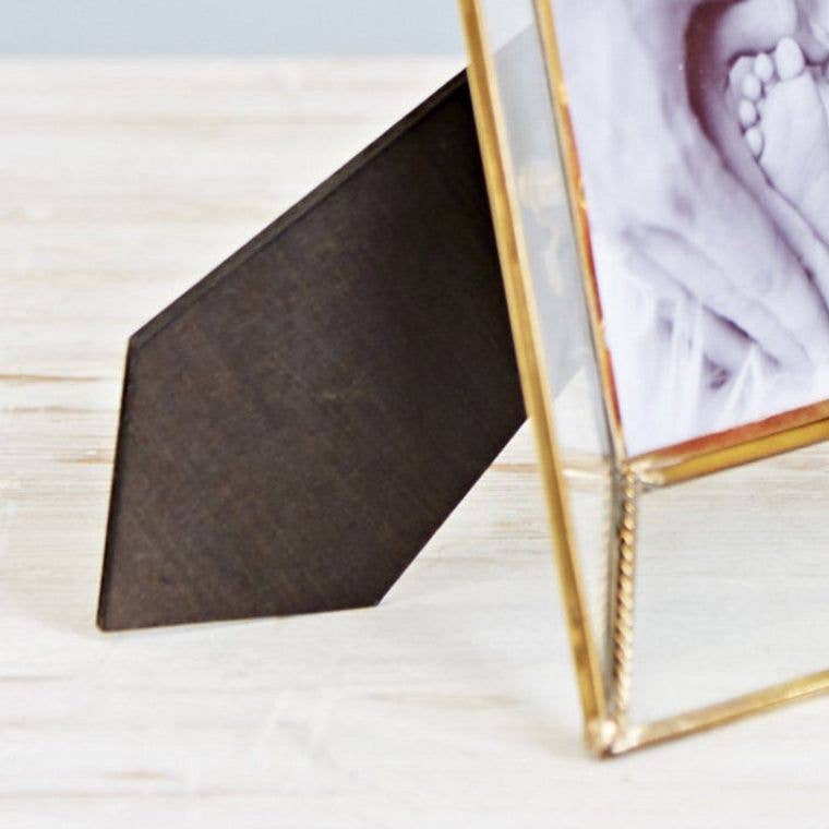6x 4 Recycled Glass Frame with Stand