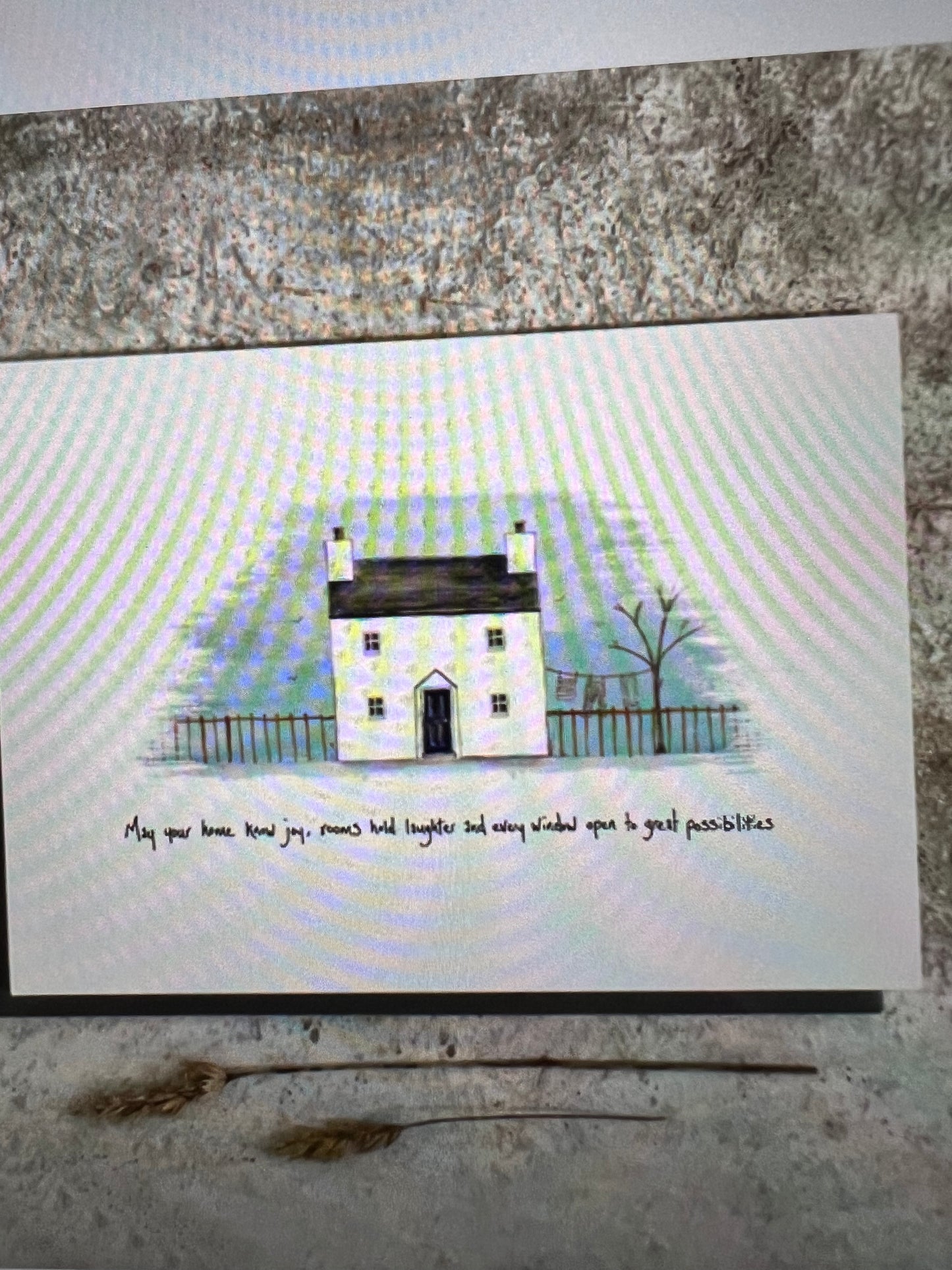 May your home know joy card