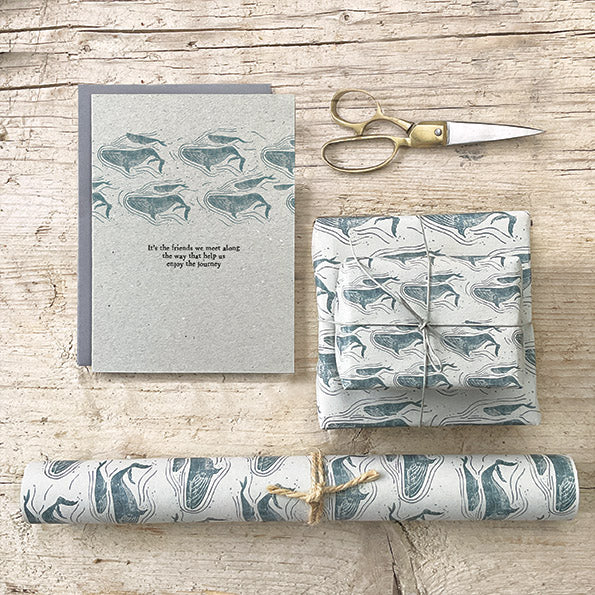 Whales Block Card