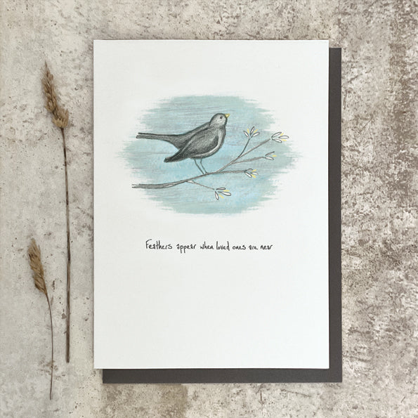 Feathers Appear Card