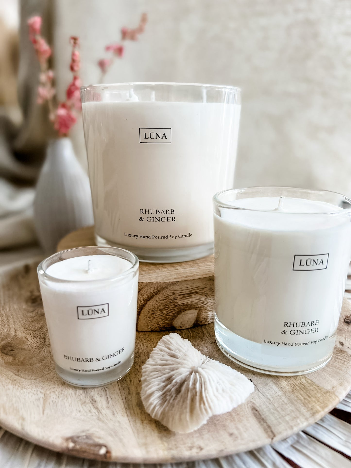 30cl Rhubarb and Ginger Candle