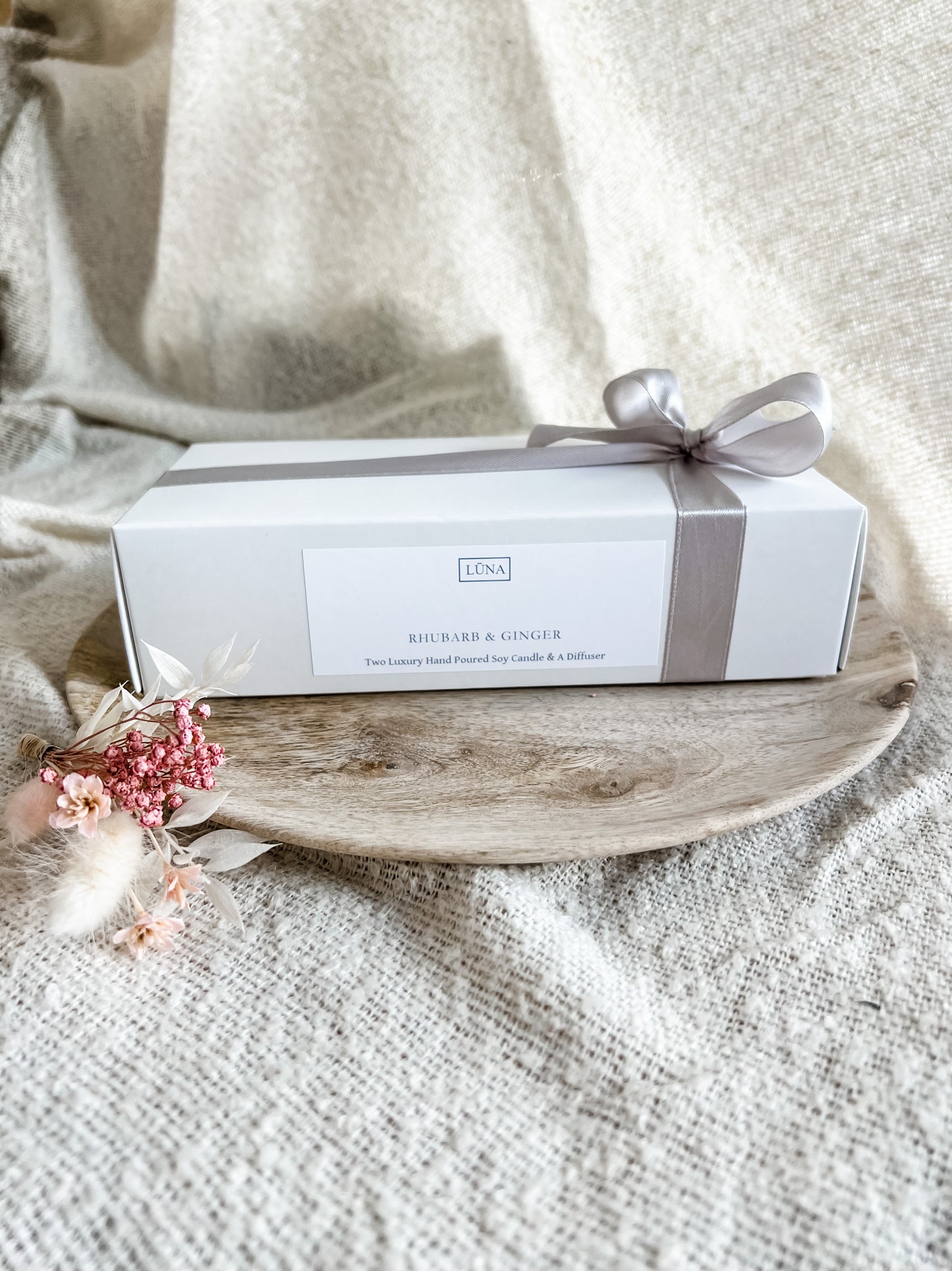 Rhubarb and Ginger Diffuser and Candle Set