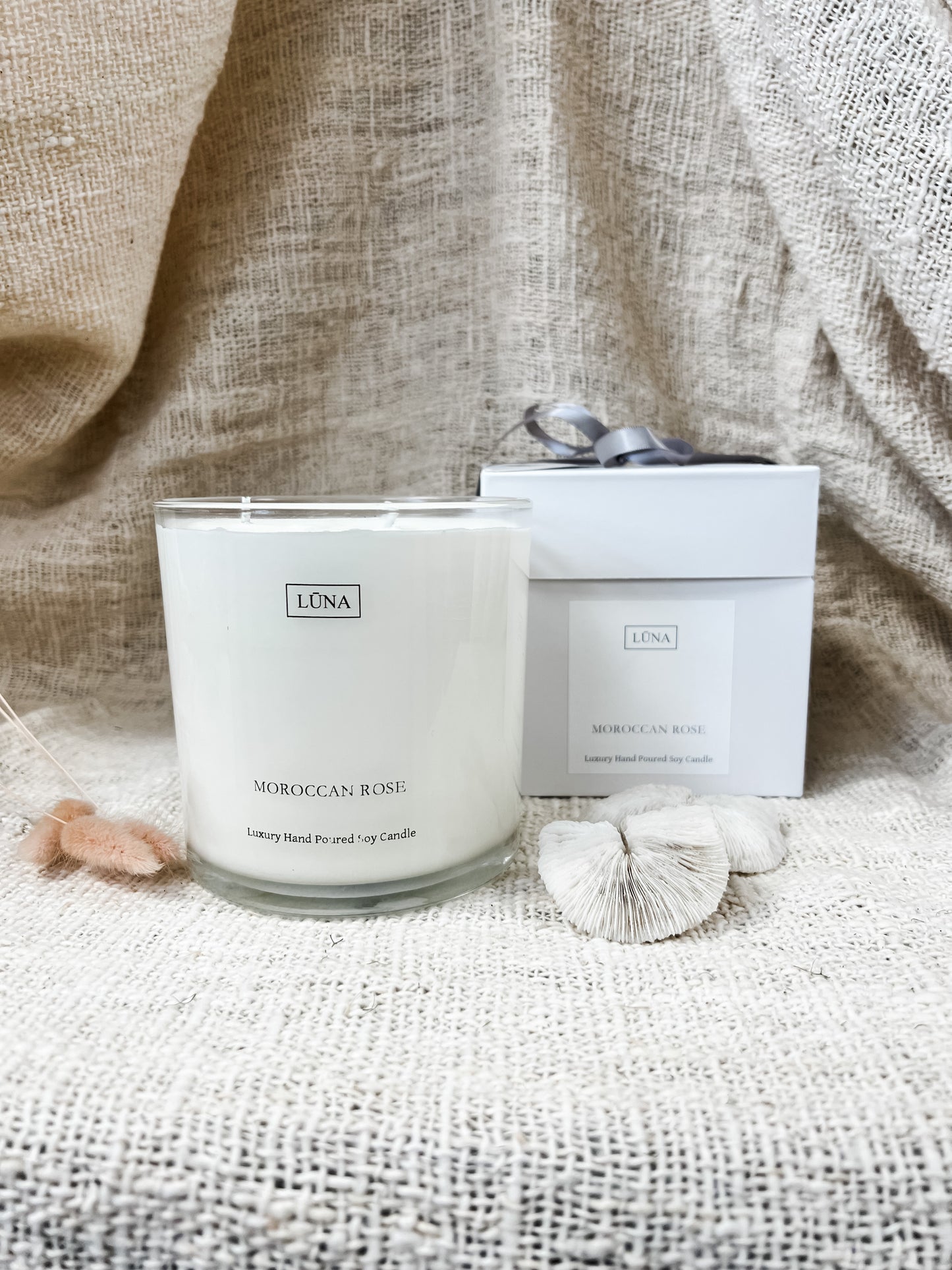 3 Wick Moroccan Rose Candle