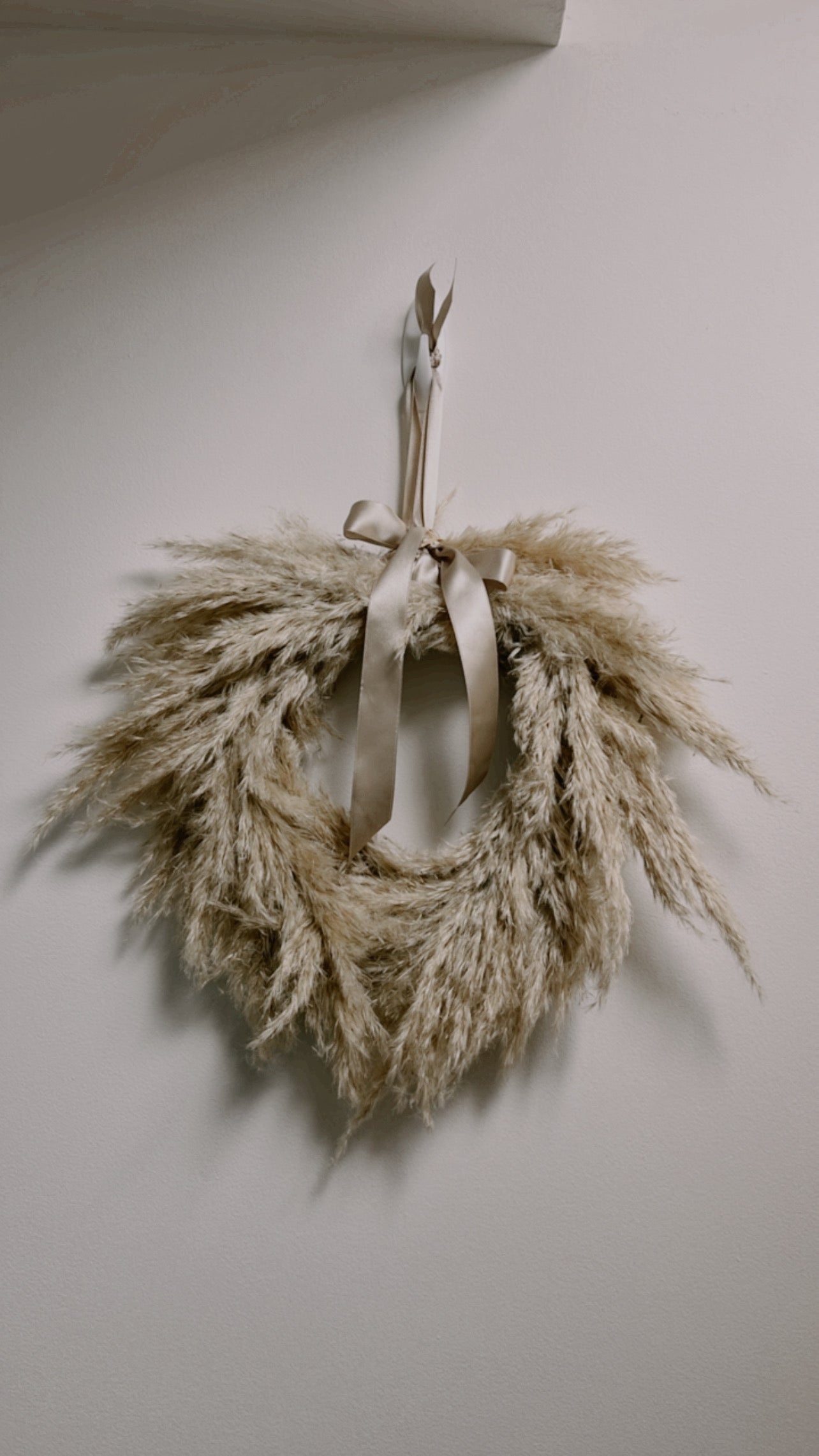 Heart Pampas Wreath