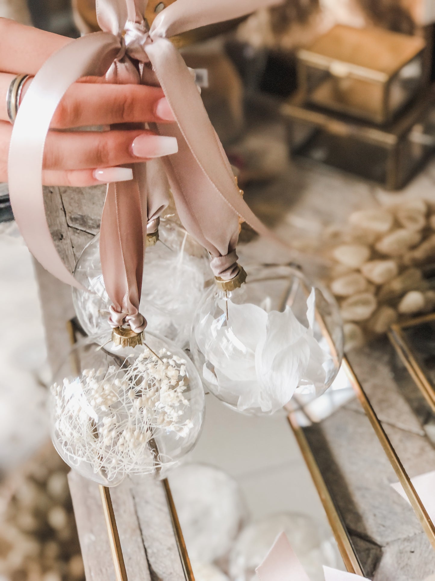 Natural Dried Flower Baubles