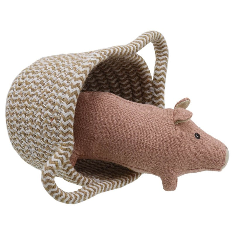 Wilberry Pig in Basket