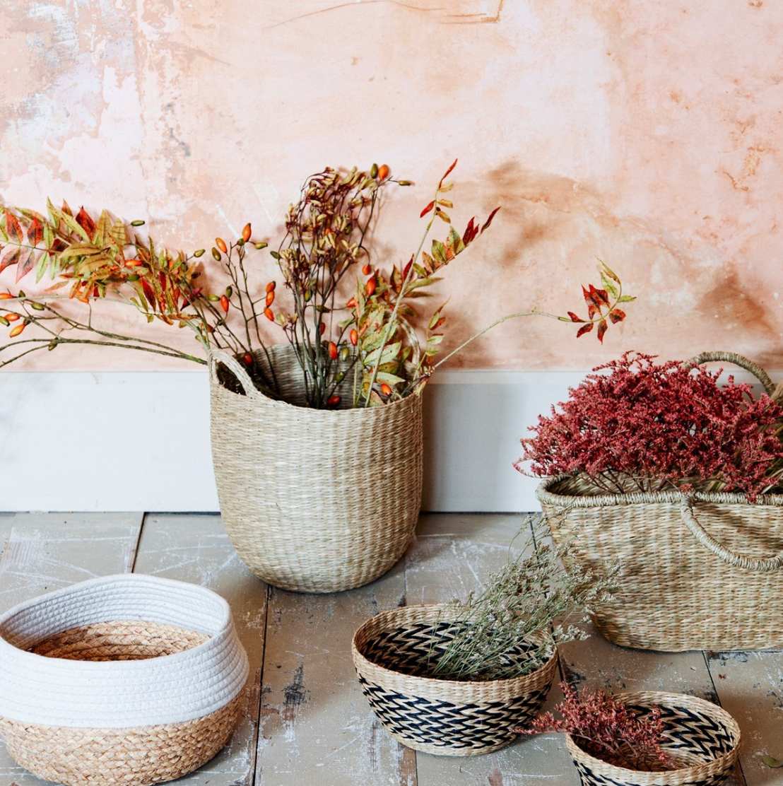 Woven Seagrass Basket