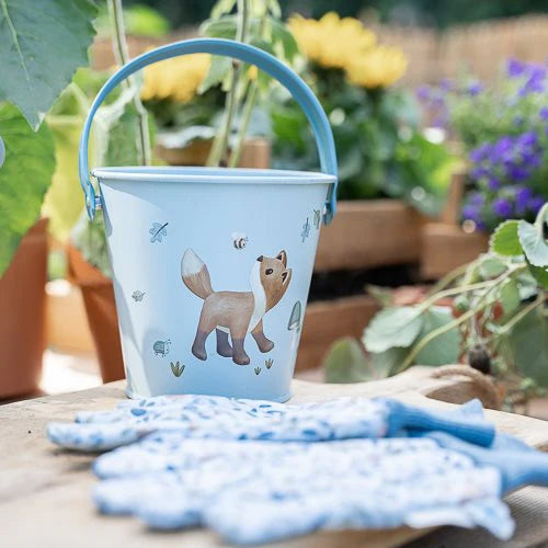 Forest Friends Blue Garden Bucket