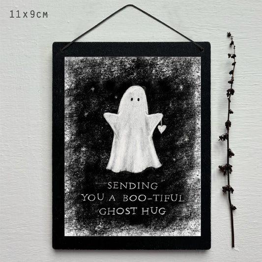 Sending You A Boo-Tiful Ghost Hug Sign
