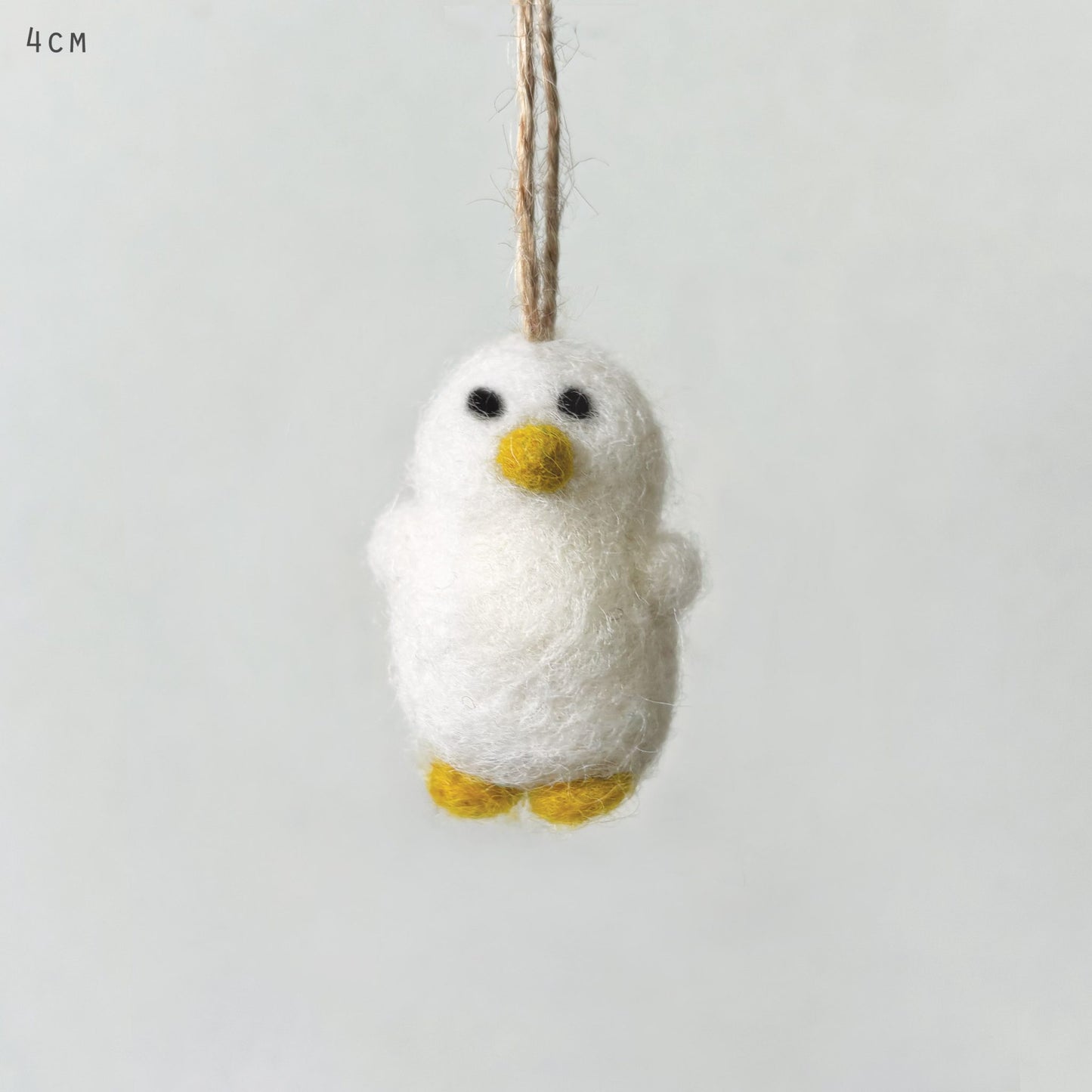 Hanging Felted Fluffy Chick