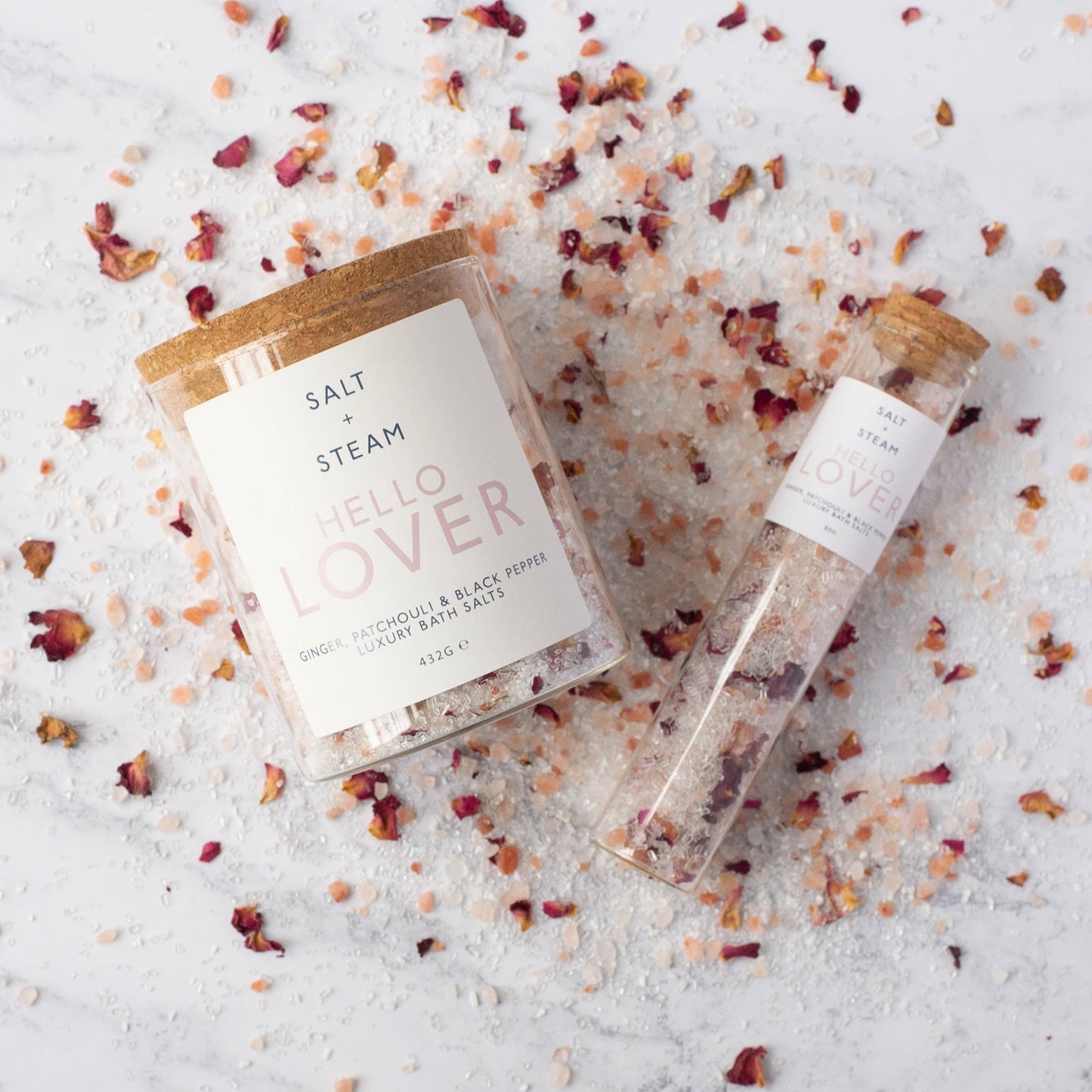 Hello Lover - Ginger & Patchouli Bath Salts