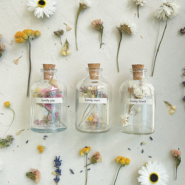 Lovely You- Dried Flowers In Bottle