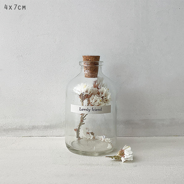 Lovely Friend- Dried Flowers In Bottle