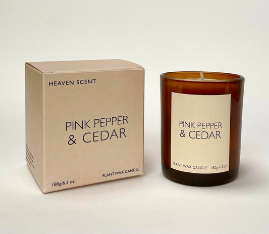 Pink Pepper and Cedar Candle