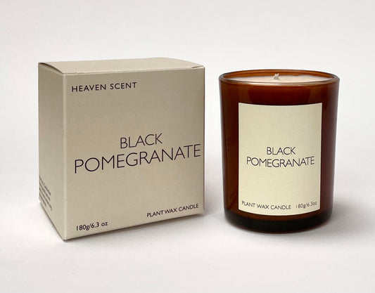 Black Pomegranate 20cl Amber Candle