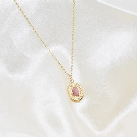 Pink Stone Necklace