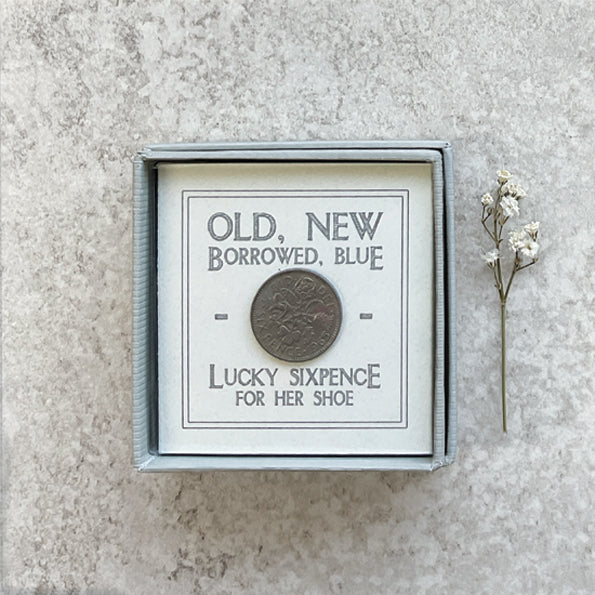 Sixpence Old New Borrowed Blue