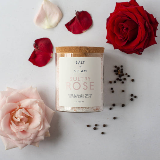 Sultry Rose - Rose & Black Pepper Bath Salts