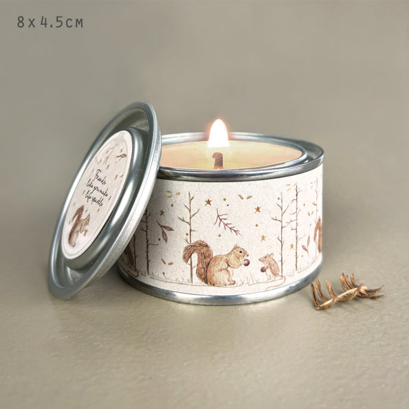 Friends Like You Sparkle Woodland Candle