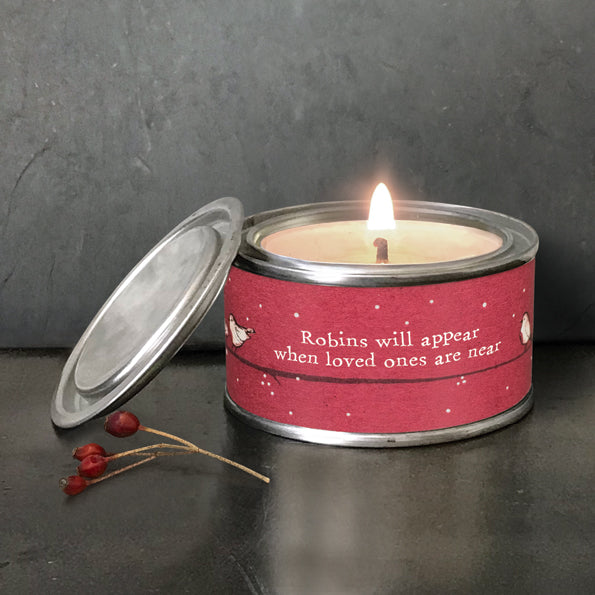 Robins Will Appear Candle