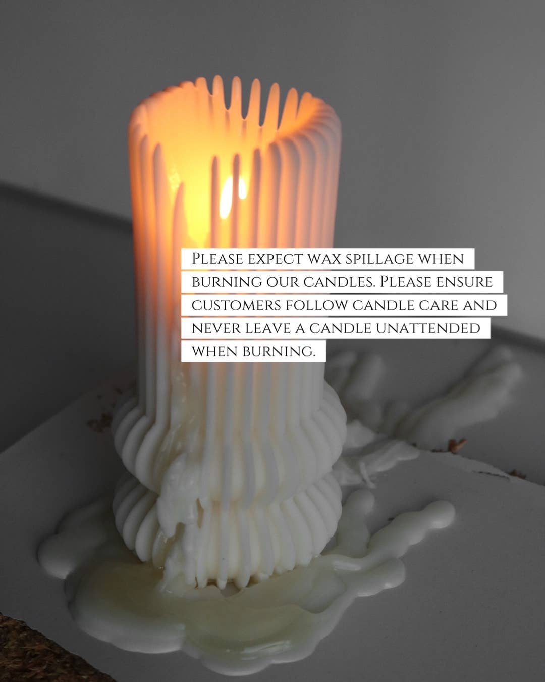 Snowflake Candle