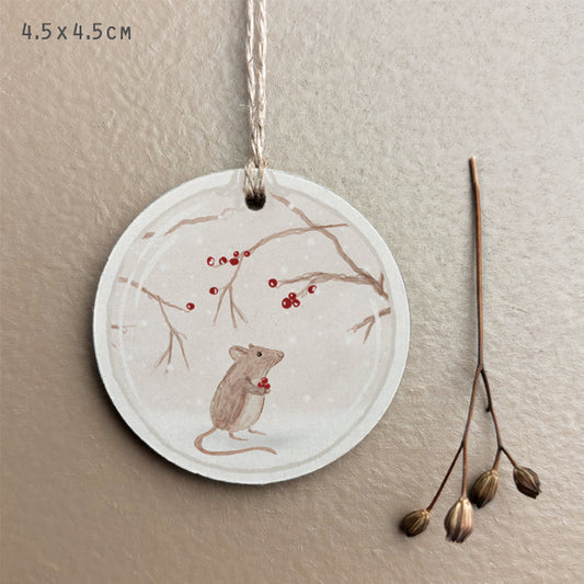 Mouse Woodland Tag