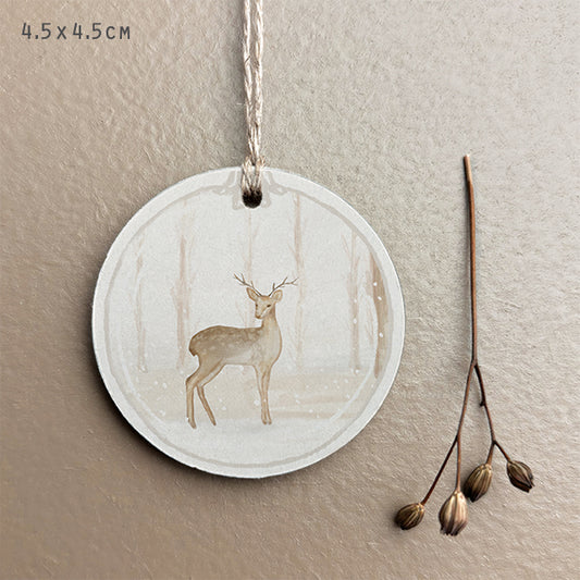 Deer Woodland Tag