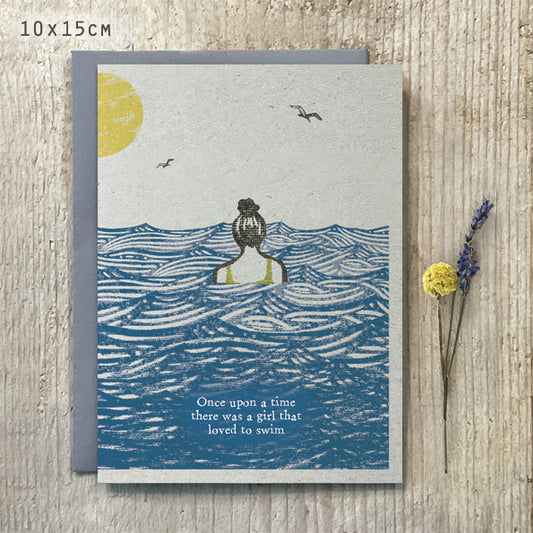 Once Upon A Time Swimmer Card
