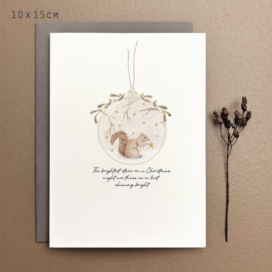 Brightest Stars Squirrel Card