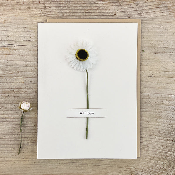 With Love Dried Flower Card