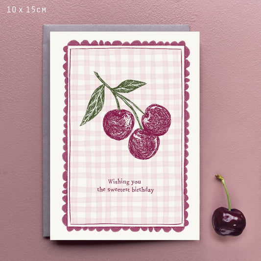 Wishing You The Sweetest Birthday Fruity Card