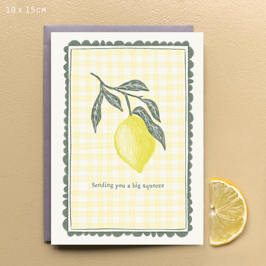 Sending You a Big Squeeze Fruity Card