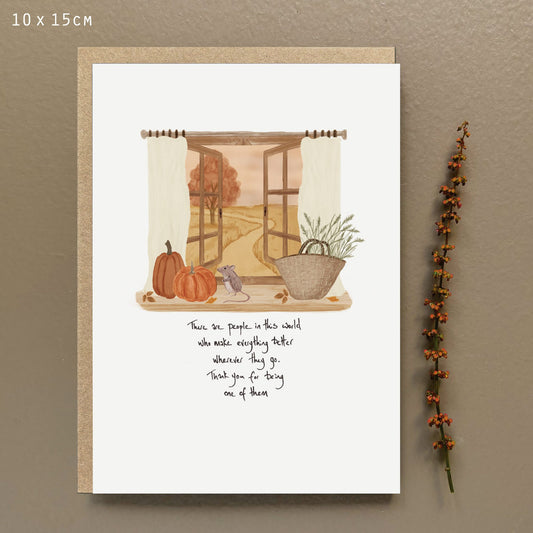 There Are People In This World Card