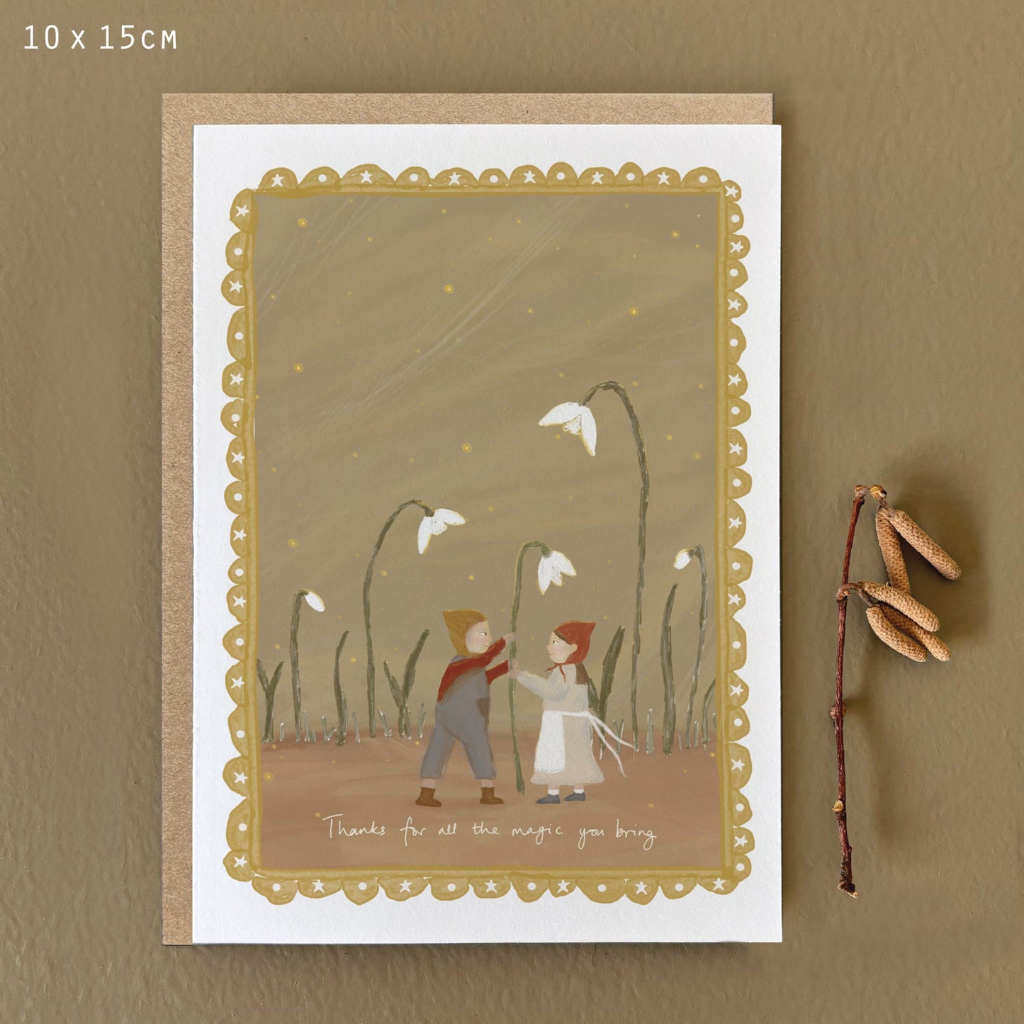 Thanks For All The Magic Woodland Folk Card
