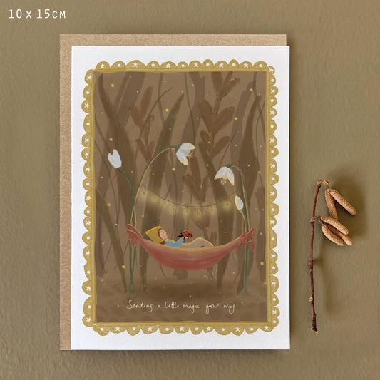 Sending a Little Magic Your Way Woodland Folk Card