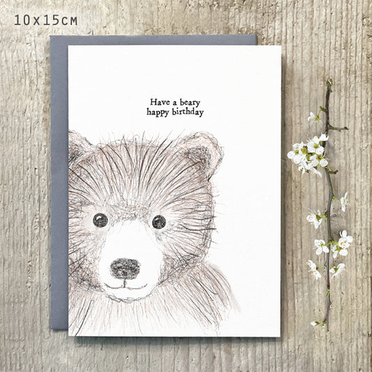 Beary Happy Birthday Card