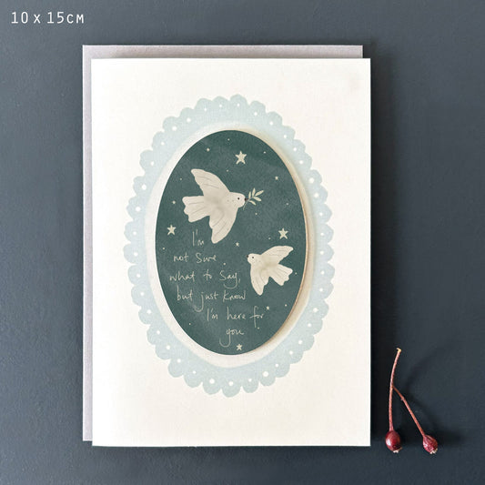Not Sure What To Say Stary Night Card