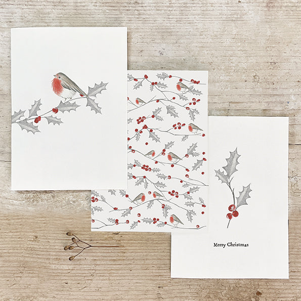 Bird and Holly Card