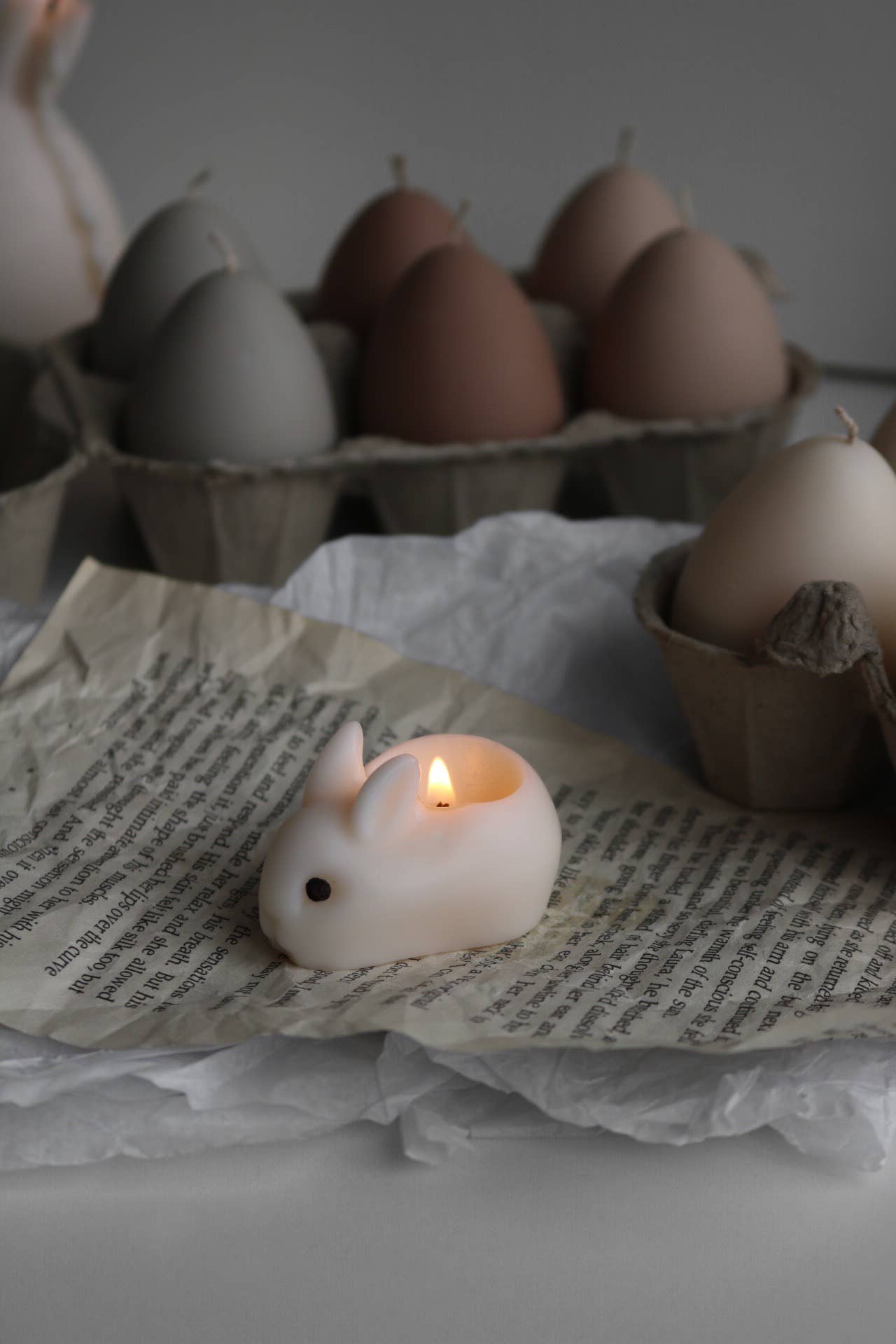 Small Bunny Candle