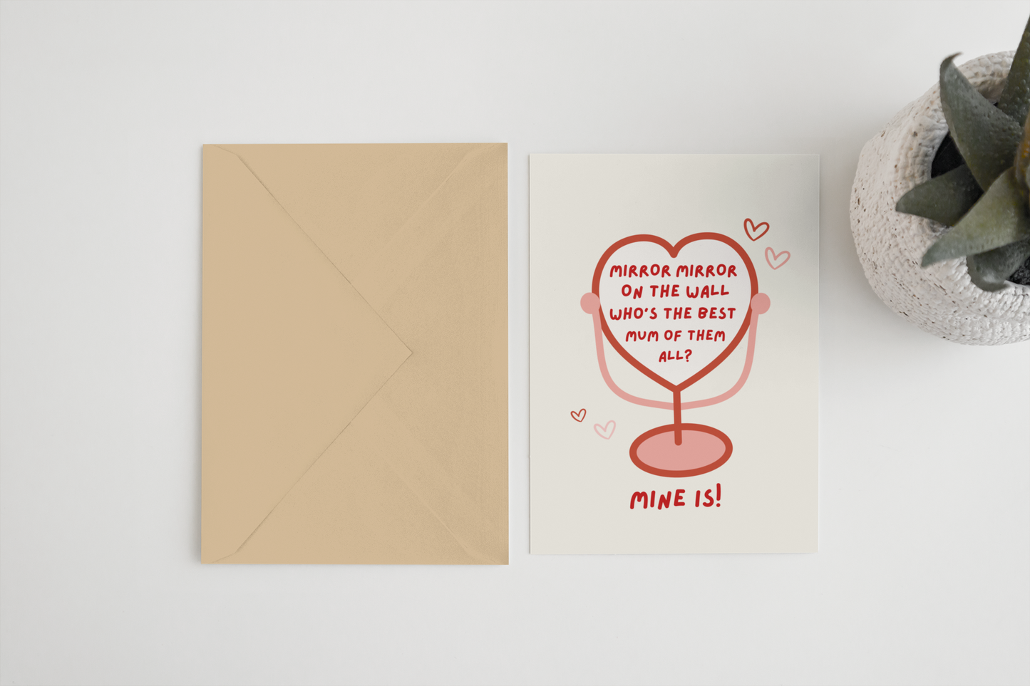 Mirror mirror on the wall Mother’s Day card