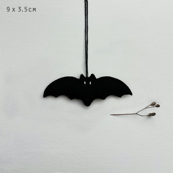 Black Felt Bat