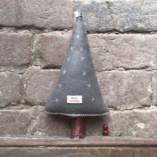 Grey Felt Christmas Tree